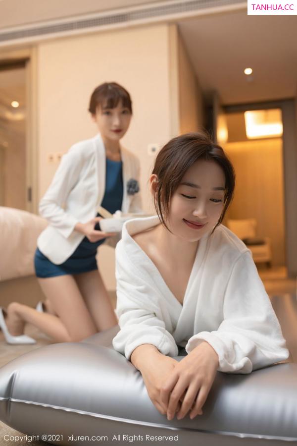 陆萱萱  [XiuRen]高清写真图 2021.06.09 VOL.3527 唐安琪&陆萱萱第16张图片